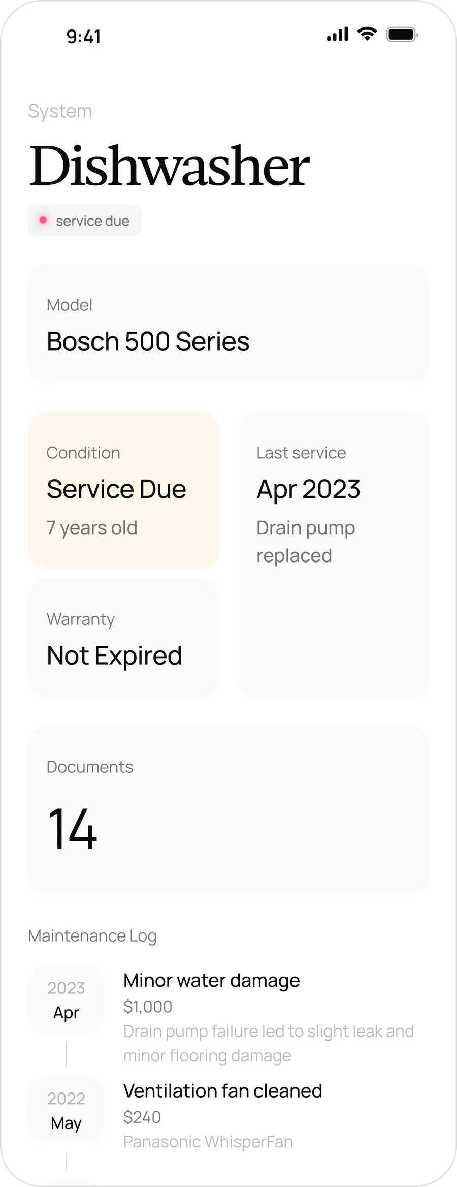 Diagnosing a dishwasher issue